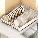Axyaa Stainless Steel Dish Rack Cabinet Organizer Under Sink Basket