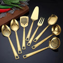 Axyaa Stainless Steel Non-Stick Salad Utensil Set