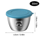 Axyaa Stainless Steel Seasoning Container with Leak-proof Lid