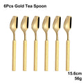 Axyaa Gold Cutlery Set Stainless Steel 304 Tableware Knife Fork Spoon Dinner Set