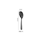 Axyaa Stainless Steel Long Handle Soup Spoon Ice Cream Teaspoons Coffee Spoons