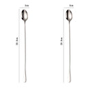Axyaa 30CM Long-handled Stainless Steel Coffee Ice Cream Tea Stirring Spoon