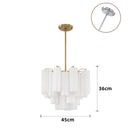 Axyaa Medieval Glass Chandelier for Stylish Home Lighting