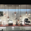 Axyaa Nordic Glass Ball Pendant Lamp Small Chandelier