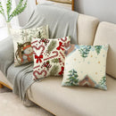 Axyaa Christmas Linen Pillow Cover 45X45CM - Festive Home Decor