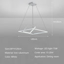 Axyaa Modern Minimalist LED Ceiling Chandelier for Home Decor Lighting