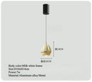Axyaa LED Pendant Light for Minimalist Luxury Decor in Bedroom, Living Room, Bar.
