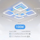 Axyaa Modern LED Ceiling Chandelier for Living Room Bedroom Kitchen, Decorative Lighting