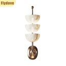 Axyaa Marble Bedroom Wall Lamp for Hotel, Living Room, Study - Designer's Custom Lighting