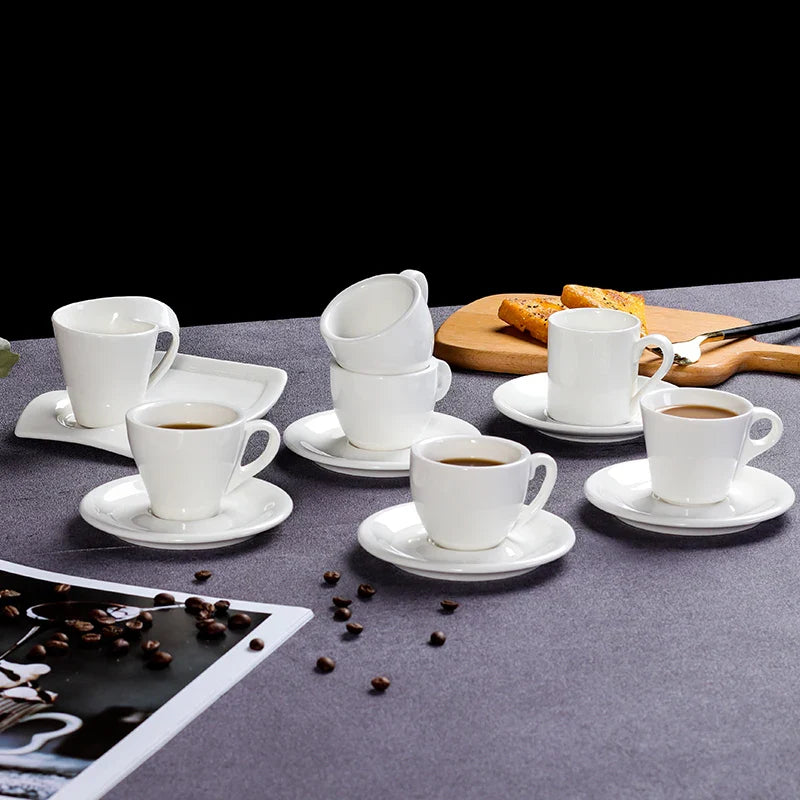 Axya Ceramic Espresso Cup and Saucer Set