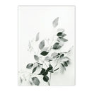Axyaa Islamic Botanical Canvas Wall Art with Tulip and Eucalyptus - Green Leaf Quran Décor