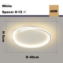 Axyaa LED Round Ceiling Light - Minimalist Room Decor for Living Room, Bedroom, Kitchen