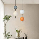 Axyaa Modern Glass Ball LED Pendant Light for Bedroom Dining Kitchen