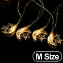 Axyaa Eid Star Moon LED String Lights Ramadan Decor