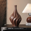 Axyaa Ceramic Threaded Vases for Table Decor & Flower Arrangements