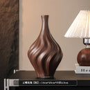 Axyaa Ceramic Threaded Vases for Table Decor & Flower Arrangements