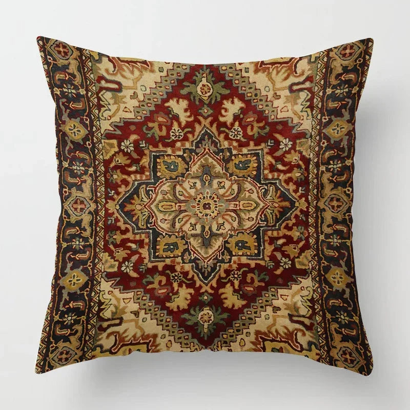 Moroccan Ethnic Pillowcase Sleeve for Home Décor by Axyaa