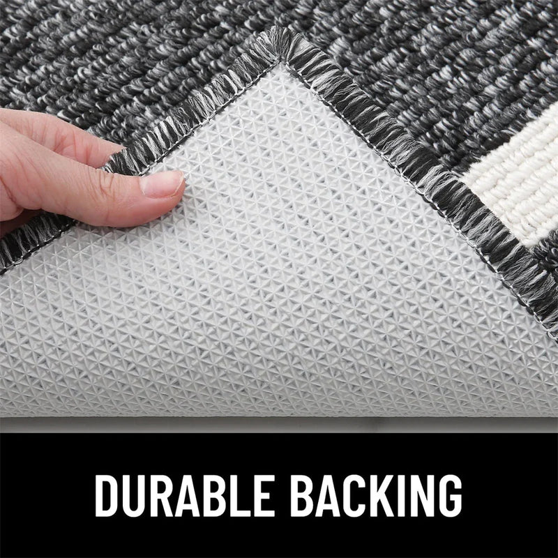 Axyaa Absorbent Bathroom Foot Mat: Non-slip Quick Drying Bath Rug