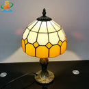 Nordic Plaid Table Lamp Axyaa Collection: Chic Modern Glass Lighting for Bedside Study