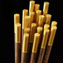 Axyaa Chicken Wing Wood Chopsticks Set - Anti-bacterial, High Temperature Resistant