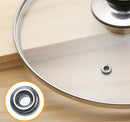 Axya Stainless Steel Wok Lid with Tempered Glass - Premium Quality