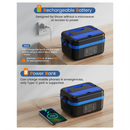 Axyaa Cordless Electric Lunch Box - Rechargeable Self-Heating Food Warmer