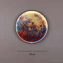 Axyaa Nordic Earth Mural LED Wall Lamps - Modern Planet Art Decor Lighting