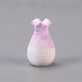 Axyaa Mini Resin Flower Vase | Handmade Bright Colors | Waterproof & Portable