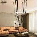 Axyaa Nordic Restaurant Living Room Chandelier - LED Design Sense, Simple & Elegant