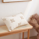 Axyaa Boho Style Loop Pile Cushion Cover for Living Room Sofa Decor