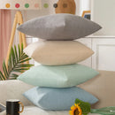 Axyaa Cotton Linen Pillow Cover Set for Home Sofa Car Décor