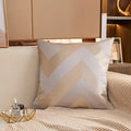 Axyaa Geometric Jacquard Square Cushion Cover 45x45 Polyester Throw Pillowcase