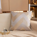 Axyaa Geometric Jacquard Square Cushion Cover 45x45 Polyester Throw Pillowcase