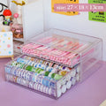 Axyaa Acrylic Desktop Organizer Stationery Storage Box