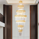 Axyaa Luxury Crystal Chandelier for Modern Villa Living Room