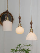 Axyaa Ceramic Pendant Lamp for Kitchen Island & Dining Room - Nordic Style Home Decor