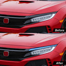 Axyaa LED DRL Eyebrow Lights for Honda Civic 2016-2020 Dynamic Signal 3 Colors