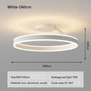 Axyaa Minimalist Ring LED Ceiling Chandelier for Dining Living Room Bedroom Lighting