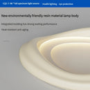 Axyaa White Round LED Ceiling Light with Remote Control for Bedroom and Living Room