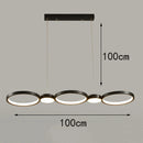 Axyaa Modern LED Ceiling Lamp Chandelier for Bedroom and Dining Room