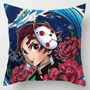 Axyaa Demon Slayer Kimetsu No Yaiba Pillowcase - Kamado Tanjirou Tomioka Giyuu Decor