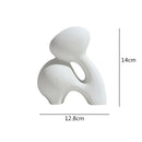 Axyaa Abstract Ceramic Vase Home Decor White Wedding Flower Hydroponics