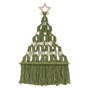 Nordic Christmas Tree Macrame Tapestry Boho Tassel Wall Hanging for Axyaa Home Decor