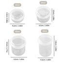 Axyaa Transparent Travel Pill Box Compact Organizer Bottle Great for On-the-Go.