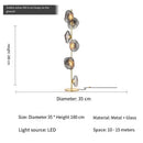Axyaa Luxury Glass Floor Lamp for Elegant Living Space