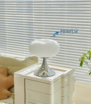 Axyaa Glass Table Lamp | Bauhaus Design | Warm White and Green | Creative Living Room Lighting