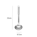 Axyaa Stainless Steel Cooking Spatula, Non-Stick Frying Spoon, Kitchen Colander & Leaky Shovel