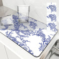 Axyaa Absorbent Draining Mat: Quick Dry Super Draining, Dish Drying, Bathroom Drain Pad