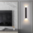 Axyaa 12W LED Wall Sconces - Up and Down Indoor Wall Lamps for Living Room and Bedside, Aluminum