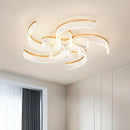 Axyaa Modern LED Chandelier Pendant Light for Dining Room Decor - Indoor Ceiling Lamp